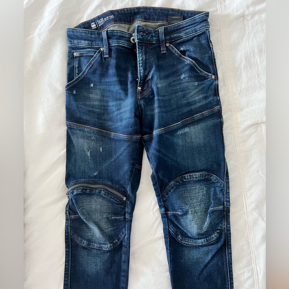 Man Jeans. 5620 zip knee, skinny